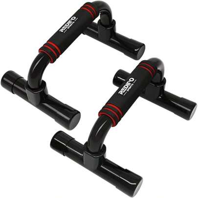 Push Up Bars Strength Training - Workout Stands With Ergonomic Push-Up Bracket Board With Non-Slip Sturdy Structure Portable For Home Fitness Training