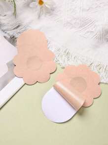 10pcs (10cm Diameter) Brand New Plus Size Reusable Invisible Non-Slip Breast Lifting Tape For Large Breasts, Anti-Glare Breast Patches And Sagging Prevention Disposable Stretch Non-Woven Nipple Patches- Sizes Fit A B C Cup