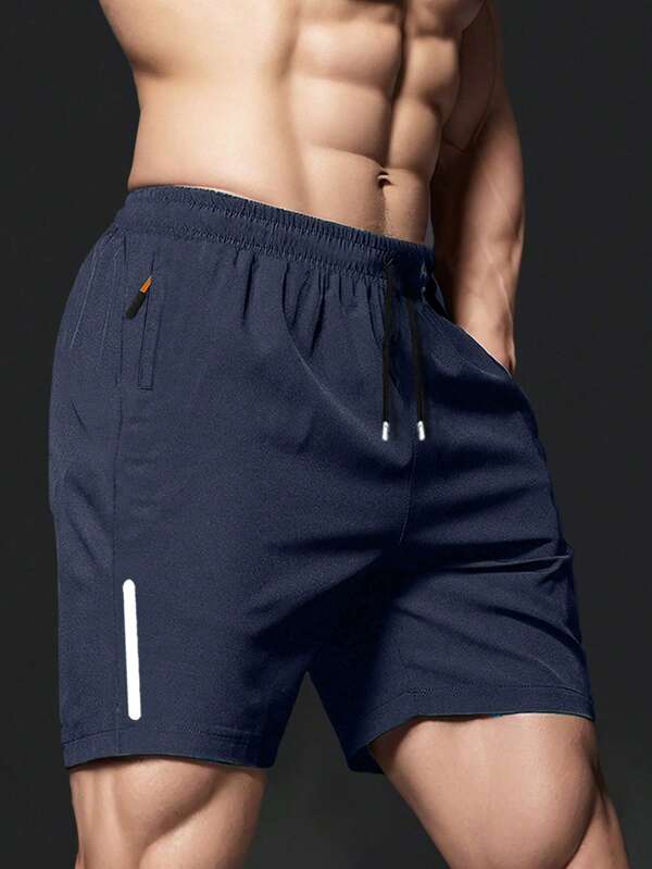 1 pieza Pantalones cortos casuales holgados para hombre, shorts versátiles de primavera/verano para uso diario, streetwear, hip hop, al aire libre, deporte, gimnasio, playa y vacaciones