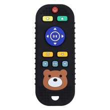 1 pezzo Ciuccio in silicone a forma di panda, giocattolo da dentizione a forma di telecomando TV, per neonati da 6 a 12 mesi, ciuccio a tema animale per stimolare la curiosità del bambino, il miglior regalo per i bebè