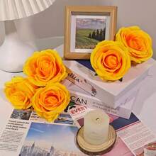 10 件/包 10 厘米人造玫瑰花头，假玫瑰婚礼装饰，婚礼仪式，婚车，酒店背景，花墙，拱门批发 - 彩色 - 查看 18