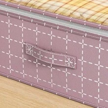 Extra Large Under Bed Storage Bag | Breathable Foldable Clothes, Quilt And Sheet Organizer - Space Saving Bedroom Solution