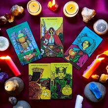 Morgan-Greer Tarot Deck - Mystical Art And Spiritual Growth, Meditation And Divination Guide - Premium Paper Cards, Suitable For Teens And Adults (Ages 14+) - PA040 - View 4