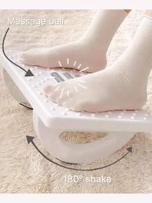 1 件脚凳，桌下足部按摩脚凳，缓解疲劳，按摩疲惫的双脚，防止交叉双腿，适用于办公室或办公桌