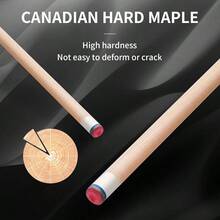 Profional Pool Cue Stick Canadian Maple Pool Sticks With Low Deflection Shaft And Telescopic Carbon Fiber Extension Set Comes With Leather Cue Case Billia Accories - Pattern1 - View 3