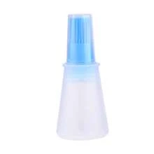 1pc Silicone Oil Brush With Bottle, Air Fryer Brush For Pancake, Bbq, Baking, Oil Control With Brush, Heat Resistant