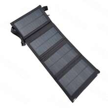 8W/12W Solarladegerät Faltbare Tasche Faltbares Solarpanel für Camping Outdoor USB-Anschluss Wandern Notfall Aufladen Reisebereit Solarladegerät für Handy Aufladen
