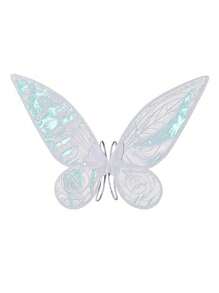 1PC/3pcs Fairy Wings For Adults,Butterfly Wings,Angel Wings,Fairy Costume For Women Halloween Dress Up Party Favor,Festival Costume Props(The Stripes On The Wings Are Random In Color)
