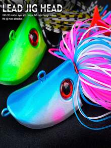 PRO BEROS TACKLEPIONEER Premium Soft Bait Set - Durable And Highly Attractive Freshwater And Saltwater Fishing Baits, Available In Various Vibrant Colors, Weighted Hooks, Designed For Professional Anglers, Freshwater Fishing Gear | Brilliant Fishing Lures | Durable Fish Hooks, Fishing Tackle - Multicolor - View 11