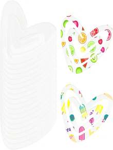 10 个热升华空白回形针，4 英寸 X 2 英寸超大亚克力热升华回形针空白大号单面回形针适用于圣经经文 DIY、工艺品、办公室、礼物、家庭、学校使用