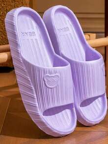 卡通熊印花绿色EVA防滑防臭轻便加厚拖鞋，适合女性全年居家穿着，也可作鞋架、收纳鞋、户外、花园、旅行必备、便携、沙滩必备、毕业季、毕业典礼、毕业礼物、祝贺毕业、毕业典礼、优秀毕业生、毕业派对等场合的礼物 - 彩色 - 查看 18