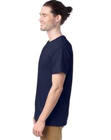 Hanes Mens Essentials Cotton T-Shirt 6-Pack, S, Light Steel - Light Grey - View 2
