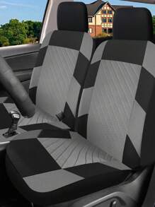 1/2/5pcs Universal Seasonal Car Seat Covers, Fabric, Ultra-Thin, Anti-Dirty, Breathable Elastic Net Cloth Seat Cushion Covers