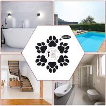 Non-Slip Bathtub Stickers, 20 PCS Large Safety Bathroom Tubs Showers Treads Adhesive Decals With Premium Scraper (Black) - Black - View 7