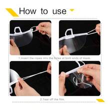 Fold-Flat Dust Safety Masks - 白色 - 查看 4