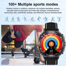 GUHUAVMI 2025 New Smart Watch Compatible With Galaxy Watch 7, Wireless Calling/Dial, 1.43inch AMOLED Full Screen Touch, AI Voice, Info Push, NFC Access Control, SOS Call Smartwatch, ECG/Heart Rate/Sleep Monitoring, Fitness Tracker, Health Smartwatch For Men Women, Compatible With Android IOS