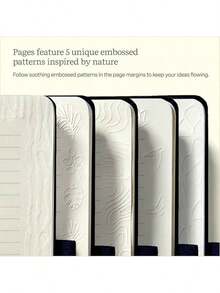 Sensory Journal & Pen Diffuser Set, Find Your Path - Fidget Ruled Notebook Journal With Interactive Tactile Cover & Embossed Patterns - 160 Page, Soft Cover Book Writing Journal - Find Your Path V2 - View 3