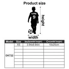 1pc Custom Name Soccer Player Wall Decal, Personalized Boy Name, Football Wall Stickers, Custom Boy Name Soccer Player, Personalized Soccer Decal-Ornaments,Home Decor,Wall Decor,Room Decor,Living Room Decor,Bedroom Decor,Bathroom Decor,Kitchen Decor,House Decor,Personalised Gifts,Graphic Print - Multicolor - View 70