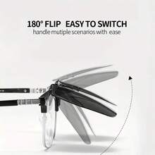 Unisex Retro Clip-On Eyeglasses - Frameless Design, TAC Lenses, Perfect For Parties, Driving, And Casual Wear - Great Gift For Birthday, Holiday, Summer, Valentine's Day, Christmas, Driving Glasses | Funky Design | Eyeglasses Women, Holiday Essentials - Multicolor - View 7