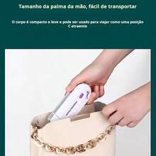 kit de cuidados femininos Lixador de Pé Elétrico + Depilador recarregável sem fio 2 em 1 - Multicolorido - Visão 10