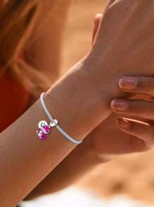1 pièce Breloque mode en argent sterling 925 en forme de cœur et de lézard, adapté aux bracelets, bracelets et bijoux pour femmes. Idéal pour la confection de bijoux et l'assortiment de tenues quotidiennes pour les filles.