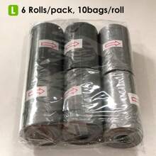 1 Piece Dog Poop Picker - Poop Clip - Easy To Carry (Includes 3 Rolls = 60 Plastic Trash Bags) - Foldable Trash Cleaner - Portable Hiking Clip Pet Poop Clip - Enjoyable Dog Walking - Trash Bags Can Be Stored Inside The Container Dog Poop Picker Dog Poop Scoop, Suitable For Small And Large Dogs
