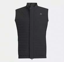 Adidas 男士高尔夫背心 - 黑色 - 查看 1