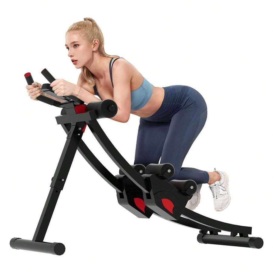 Entrenadores abdominales, máquina de abdominales ajustable para usar en casa o el gimnasio para entrenamiento de fuerza, aparato abdominal plegable para fitness y ejercicio para hombres y mujeres - Multicolor - Ver 1
