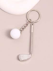 1pc Funny Golf Ball Key Chain Accessory