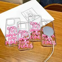 Personalized Girl Print Pattern Premium Magnetic Phone Case For Compatible With IPhone 16e/16/15/14/13/12/11/ProMax - 無色 - 查看 3