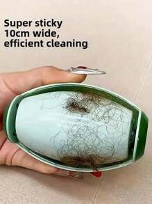 2pcs Washable And Reusable Strong Drum Hair Remover, Clothing Hair Remover, Removable And Washable, No Damage To Clothes, Small And Portable Pocket Hair Remover, Home Cleaning Tool, Clothing Care Products, Used To Stick Hair, Clothes, Pets And Furniture Cleaning, Saving Time