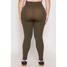 Plus Size Seamless High Waisted Leggings - Multicolor - View 6