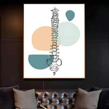 1 pièce Affiche murale de peinture d'art d'anatomie médicale abstraite, décoration de maison, salon, chambre à coucher, bar, cadeau optionnel avec cadre - Multicolore - Voir 13
