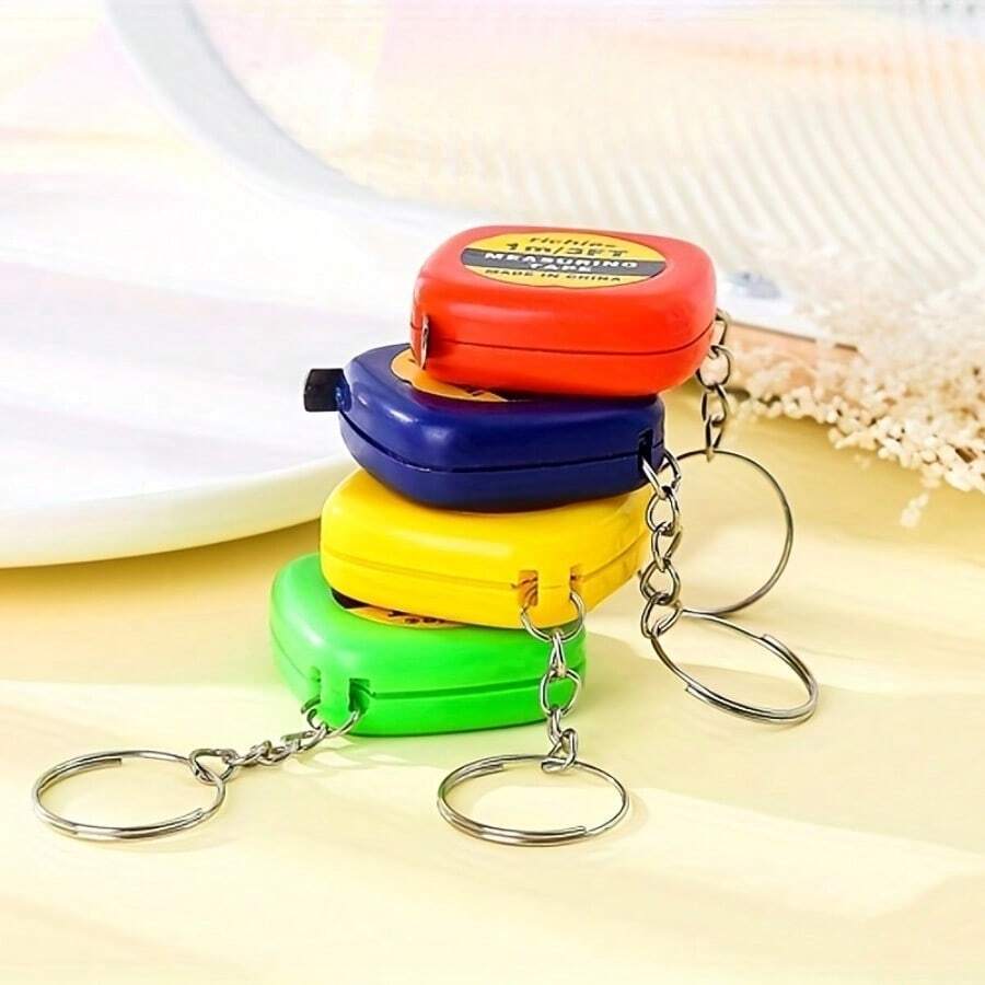 Men's Only, Multi-Functional Iron Ruler, Small Steel Ruler Keychain ...