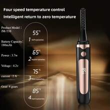 RAF USB Rechargeable Electric Heated Eyelash Curler, Made Of Durable Silicone Material, Suitable For Women, Men And Students, Can Be Used As An Eyelash Styling Tool. Special Offer Gift For Autumn/Winter, Valentine's Day And Christmas. - Multicolor - View 11