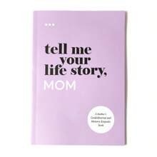 1pc Mom,I Want To Hear Your Story,DAD Story Journaling Notebooks,Sharing Life And Love,Guided Family Keepsake Journals To Share Life & Love Stories,Hardcover Book Wrapped In Leather Wedding Guest Book,School Supplies,Back To School