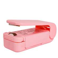 1 件便携式迷你热封机，适用于食品袋，真空食品封口机塑料袋热封零食封口机聚乙烯管塑料袋套件工具 - 热塑袋封口保鲜 - 易于使用的包装厨房配件（不含电池）（随机颜色）