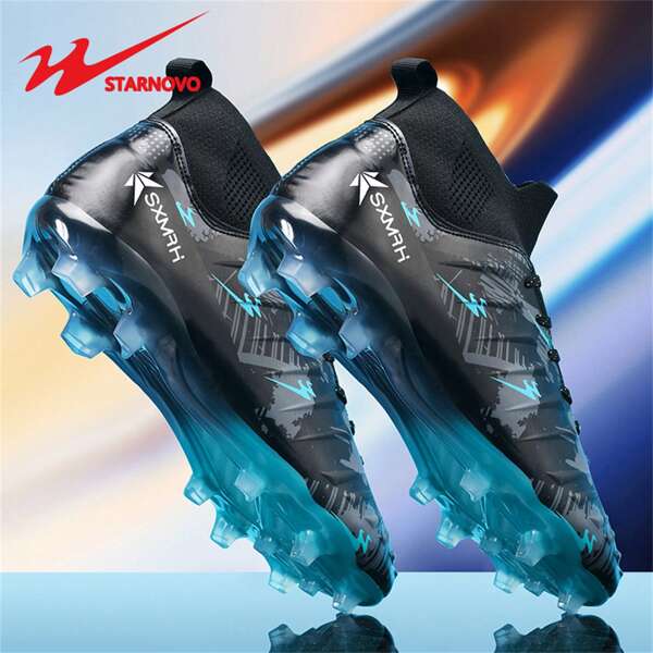 STARNOVO Fashionable Football Shoes For Men And Women, Elastic Collar For More Comfort, Professional Football Shoes For Sports Training And Matches