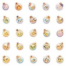 pokemon 54 Stücke neue Pokemon Treibflasche Aufkleber, dekorativ für Handy, Tasse, Schrank, Notizbuch, wasserfeste Aufkleber