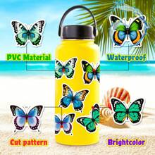 100Pcs Flower Stickers, Vinyl Waterproof Stickers For Laptop Scrapbooking Water Bottle Skateboard Luggage Cars Guitar, Colorful Aesthetic Stickers For Girls Teens Adults, Birthday Party Gifts, Back To School Gifts