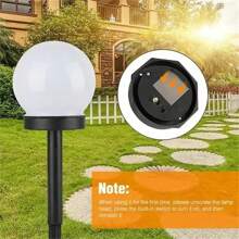 3pcs Solar Powered Outdoor Decorative Lights - Dual Use For Romantic Ambience Lighting And Decoration, Auto Sensor, Waterproof, Charge In Daytime, Long Lasting Illumination At Night, Easy Installation Without Wiring, Ideal For Garden/Pathway/Patio