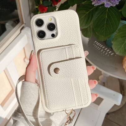 1 件豪华高端 PU 皮革钱包式手机壳适用于 16 16E 15 14 Plus 13 12 11 Pro Max 腕带适用于 Galaxy Pixel 9 8 7 6 Pro 8A 7A 6A 4 XL 防摔保护套适用于小米 Redmi Note 13 Pro 14 13 12 11 超多功能镜面手机壳适用于华为 P30 P40 Lite Pro Plus 适用于荣耀 Magic 5 Pro 防水防震防刮全保护套