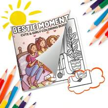 Girls Time: Kleurboek voor volwassenen en tieners met schattige en meisjesachtige scènes, 24 enkelzijdige, unieke en professioneel geïllustreerde ontwerpen, ideaal voor stressverlichting, focus en ontspanning, een attent cadeau voor vrienden, familie of geliefden tijdens de feestdagen, verjaardagen of andere speciale gelegenheden, de start van het schooljaar, schoolbenodigdheden