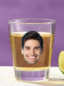 Finally Legal Shot Glass, Personalized Shot Glass, Unique Birthday Gift, Photo Keepsake, Fun Birthday Gift, Shot Glass With Face, Shot Glass With Picture, Custom Birthday Shot Glasses, Funny Shot Glasses For Her Easy To Clean, Exquisite - Transparent - View 4