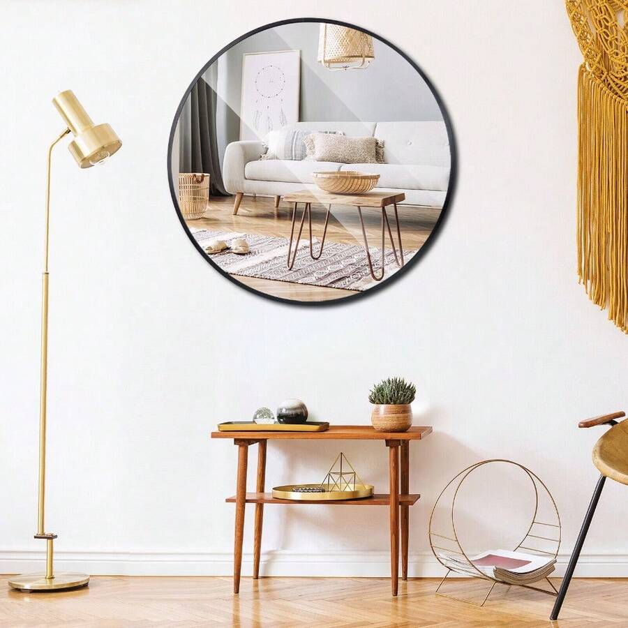 18"/24"/30"/36" Round Mirror Black Wall Mirror For Entryway Bathroom ...