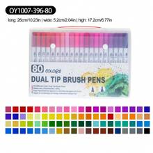 Set de plumones de acuarela con puntas duales, marcadores de punta suave y lavables, ideales para DIY, dibujos, bocetos, colorear para adultos, pintura artística e ilustración, con colores ricos y vibrantes, regalo perfecto para amigos, útiles escolares, de vuelta a clases