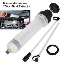 Extractor de aceite lubricante automotriz de 200 a 500 cc, bomba extractora de cambio de aceite del automóvil, freno, escape, inyector de combustible, bomba de inyección de líquido, succión manual de vacío de combustible, bomba de inyección manual de líquido automotriz para entrega y distribución - Multicolor - Ver 12