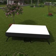 Deluxe Diplomat Folding Bed – Twin Size - With Luxurious Memory Foam Mattress And A Super Strong Sturdy Frame-5076 - Multicolor - View 4