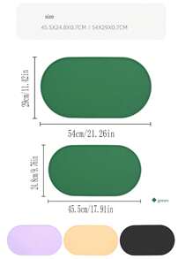 1 pezzo di tappetino in silicone antiscivolo, anti-perdite, anti-sporco e facile da pulire per alimentazione di gatti e cani, tappetino per ciotole per animali domestici, tappetino per gatti per mangiare, accessori per animali domestici, tappetino per cani a prova di perdite e anti-schizzi (diversi lotti non influiscono sull'utilizzo)