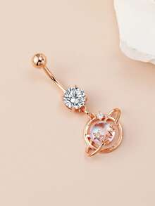 个性化太阳星球肚脐环由 316 医用不锈钢制成，是适合日常和节日佩戴的精美穿孔首饰。 - 個性肚臍環 - 查看 5